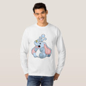 Elefant mit Wasserblasen T-Shirt (Vorne ganz)