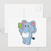 Elefant Mobil Postkarte (Vorne/Hinten)