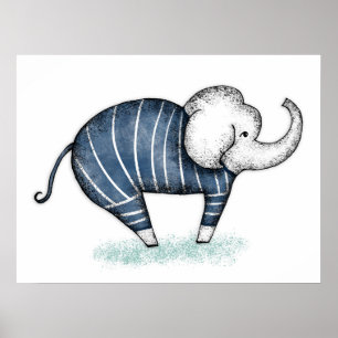 Elefant Modelle Schwimmbekleidung Poster Wandkunst