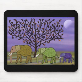 Elefant-Mond Mousepad