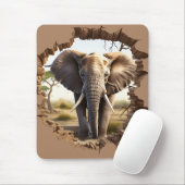 Elefant Mousepad (Mit Mouse)