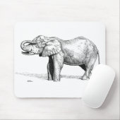 Elefant Mousepad (Mit Mouse)
