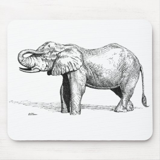 Elefant Mousepad (Vorne)
