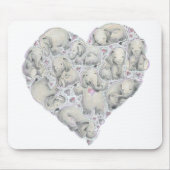 Elefant Mousepad durch Cynthia Narcisi (Vorne)