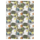 Elefant-Muster Klemmbrett (Rückseite)