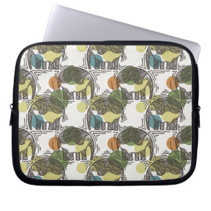 Elefant-Muster Laptopschutzhülle
