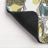Elefant-Muster Mousepad (Ecke)