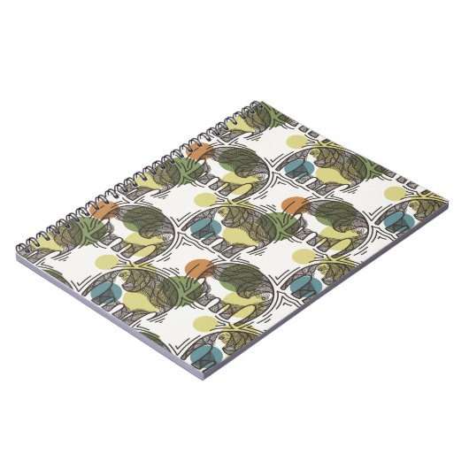 Elefant-Muster Notizblock (Linke Seite)