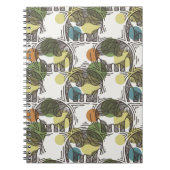 Elefant-Muster Notizblock (Vorderseite)