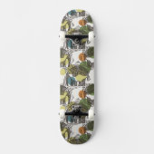Elefant-Muster Skateboard (Vorderseite)