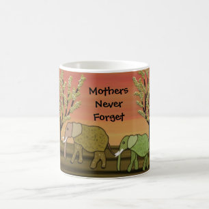 Elefant-Mutter-TagesTasse Kaffeetasse