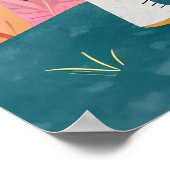 Elefant Mutter und Baby Poster (Ecke)