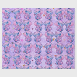 Elefant namens Acorn Geschenkpapier
