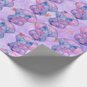 Elefant namens Acorn Geschenkpapier (Ecke)