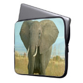Elefant-Neopren-Laptop-Hülse 15 Zoll Laptopschutzhülle (Vorderseite Links)
