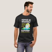 Elefant Niedlich Elefanten T-Shirt (Vorne ganz)