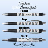 Elefant, Niedliche Jungle Safari Waldland Tier Wei Kugelschreiber