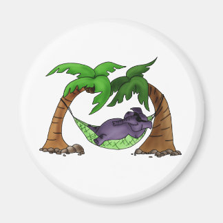 Elefant nimmt die Sonne Magnet