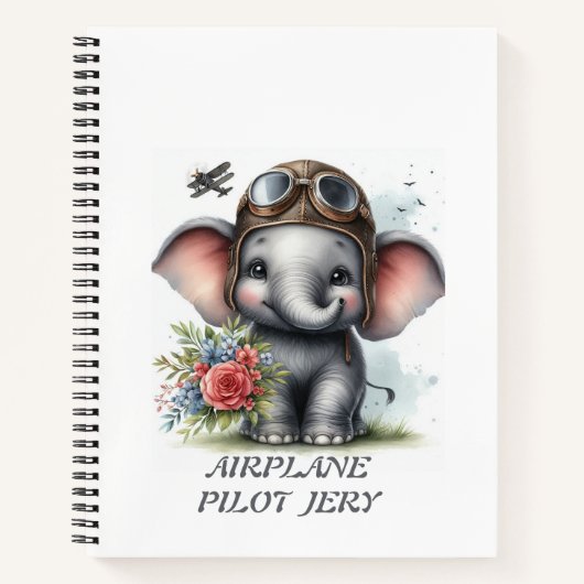 Elefant Notizblock (Vorderseite)