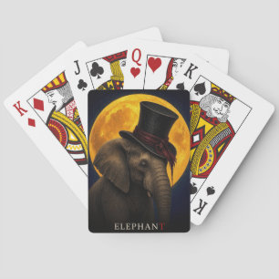Elefant Oberhut Gothic Surrealismus Spielkarten