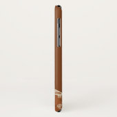 Elefant-orange Wohnwagen-Muster des Monogramm-| Case-Mate iPhone Hülle (Hinten/Links)