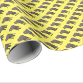 Elefant-Packpapier Geschenkpapier (Rolleneckpunkt)