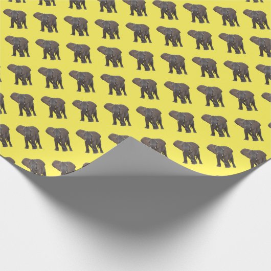 Elefant-Packpapier Geschenkpapier (Ecke)