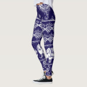 Elefant, Paisley: Vintages Stammesmuster. Leggings (Links)