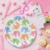 Elefant-PapierTeller Pappteller (Party)