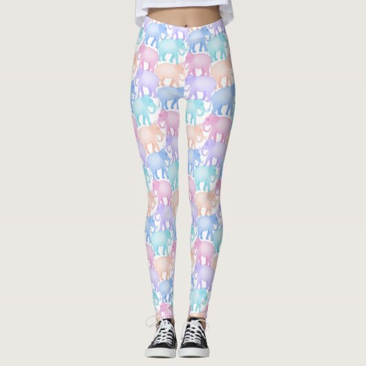 Elefant-Parade Leggings (Vorderseite)