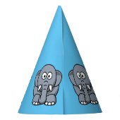 Elefant-Party-Hut Partyhütchen (Rückseite)