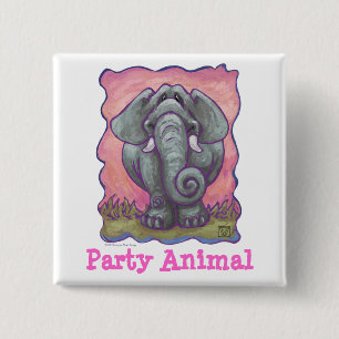 Elefant Party Tier Button