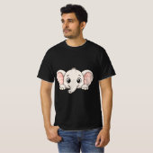 Elefant Peekaboo T-Shirt (Vorne ganz)