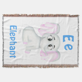 Elefant personalisieren ABC: Buchstabe E - Ihren N Decke