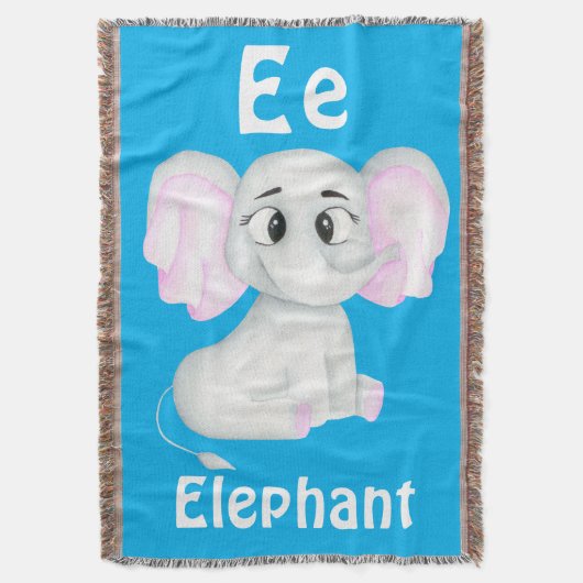 Elefant personalisieren ABC: Buchstabe E - Ihren N Decke (Vorderseite Vertikal)