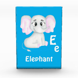 Elefant personalisieren ABC: Buchstabe E - Ihren N Fotoblock