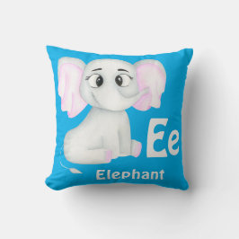 Elefant personalisieren ABC: Buchstabe E - Ihren N Kissen