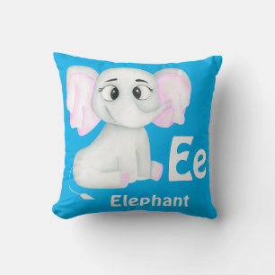 Elefant personalisieren ABC: Buchstabe E - Ihren N Kissen
