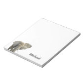 Elefant-personalisierter Name Notizblock (Rotiert)