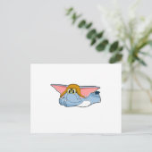 Elefant Pilot Pilot hat Postkarte (Stehend Vorderseite)