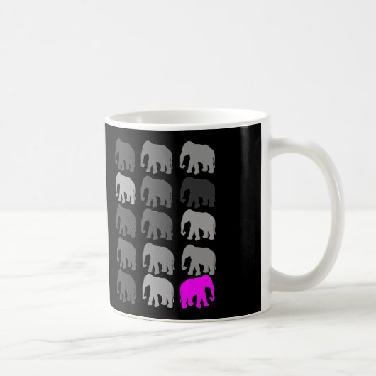 Elefant PopArt Geschenke Kaffeetasse (Rechts)