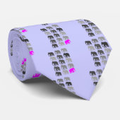 Elefant PopArt Geschenke Krawatte (Gerollt)