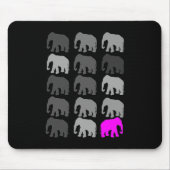 Elefant PopArt Geschenke Mousepad (Vorne)