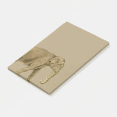 Elefant Post-it Klebezettel (angewinkelt)