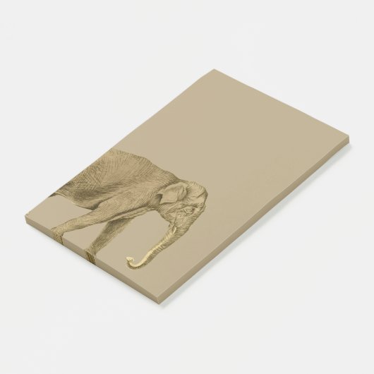Elefant Post-it Klebezettel (angewinkelt)