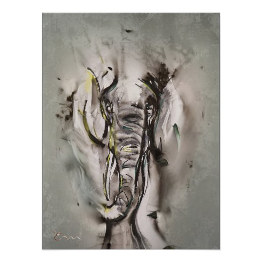 Elefant Poster (Vorderseite)