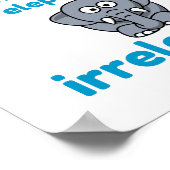 Elefant Poster (Ecke)