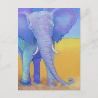 Elefant Postkarte