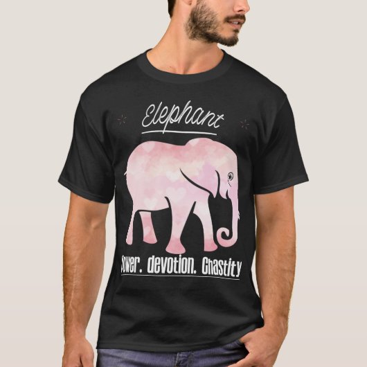 Elefant Power Hingabe T-Shirt (Vorderseite)