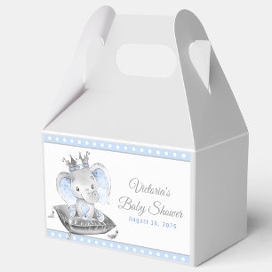 Elefant Prinz Baby Shower Geschenkschachtel